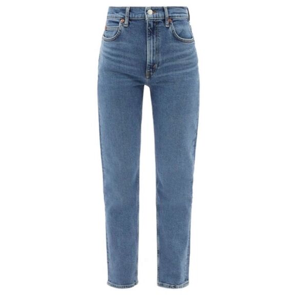 RE DONE 70's Straight Jeans Worn In Saf 30 - Picture 4 of 14